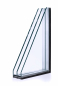 Preview: Isolierglas 44mm mit erhöhtem Wärmeschutz aus 3 Fach- Wärmeschutz-Isolierglas Ug-Wert 0,6  W/m2K (ENERGIESPARGLAS ULTRA TOP)