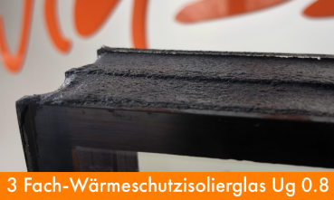 Isolierglas 32mm mit erhöhtem Wärmeschutz aus 3 Fach- Wärmeschutz-Isolierglas Ug-Wert 0,8  W/m2K