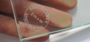 Einscheibensicherheitsglas ESG Duraclear - korrosionsbeständiges Duschenglas 8mm