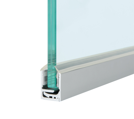 Klemmprofil für Wandanschluss 2teilig 300cm - Glaszuschnitt